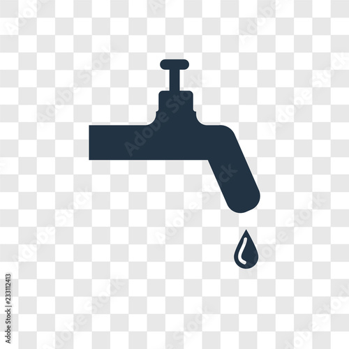 Tap vector icon isolated on transparent background, Tap transparency logo design