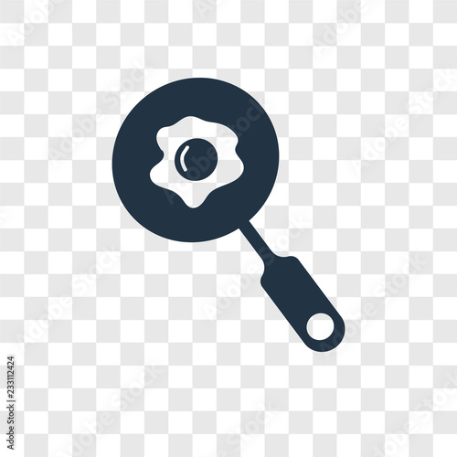 Pan vector icon isolated on transparent background, Pan transparency logo design