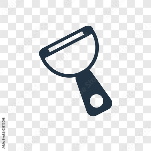 Peeler vector icon isolated on transparent background, Peeler transparency logo design