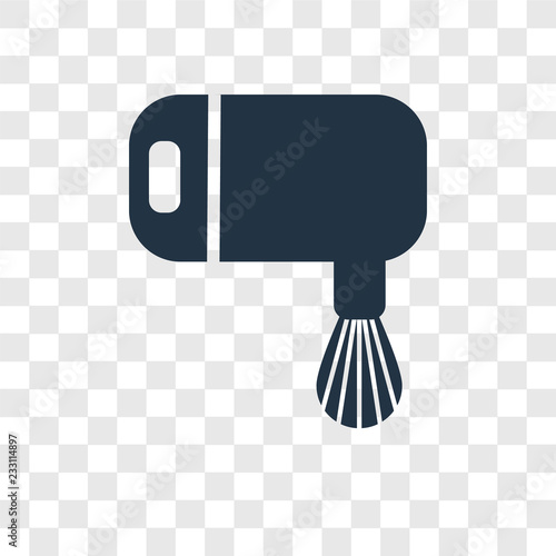 Mixer vector icon isolated on transparent background, Mixer transparency logo design