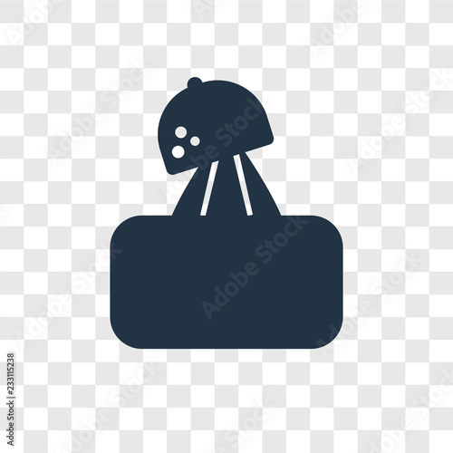 Juicer vector icon isolated on transparent background, Juicer transparency logo design