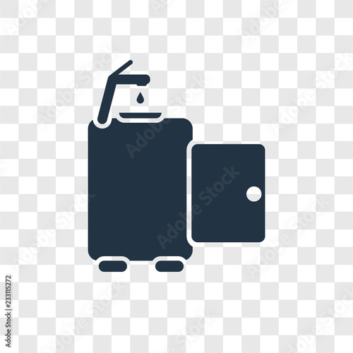 Tap vector icon isolated on transparent background, Tap transparency logo design