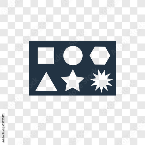 Ice cube tray vector icon isolated on transparent background, Ice cube tray transparency logo design