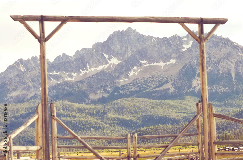 Fototapeta premium Ranch Mountain