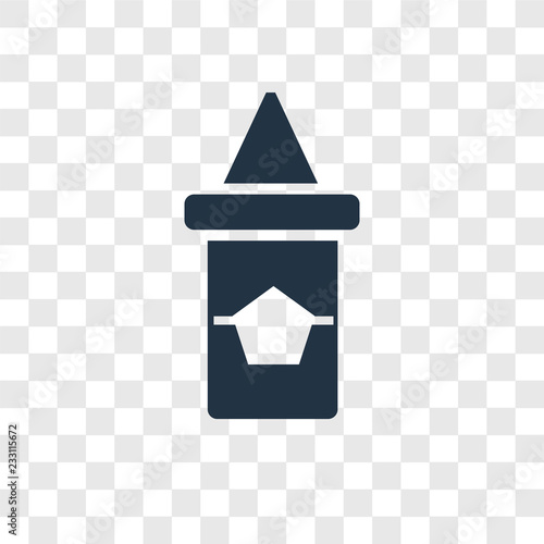 Sauces vector icon isolated on transparent background, Sauces transparency logo design