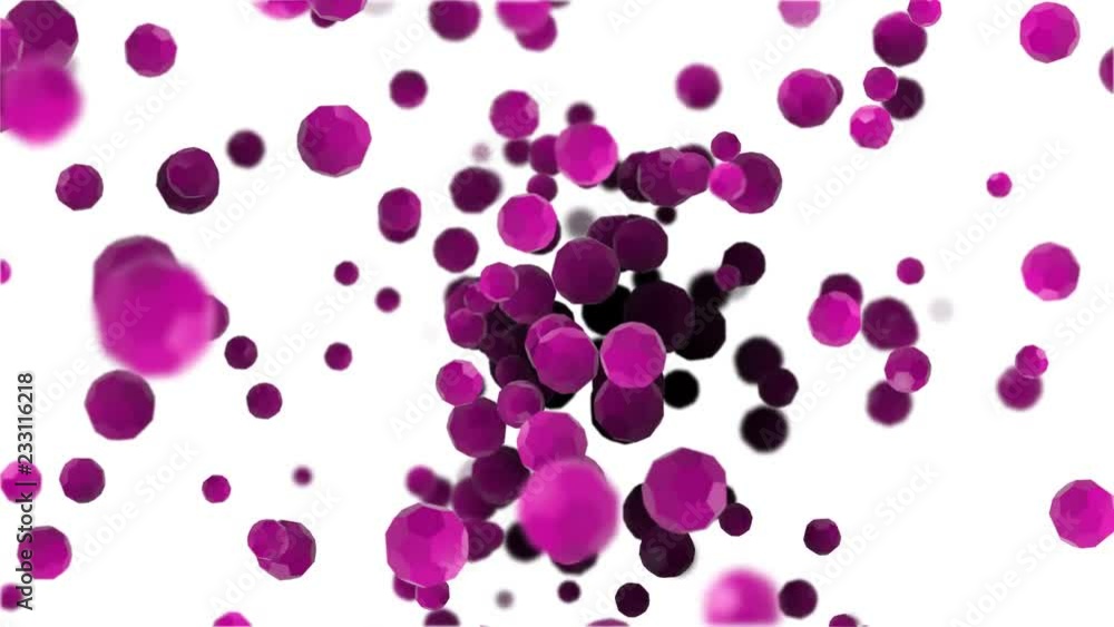 Pink Balls abstract modern Motion Background Pink Balls abstract modern Motion Background