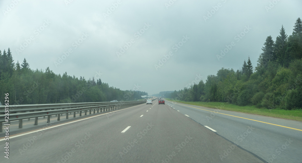 Fototapeta premium Highways in Europe