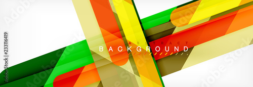 Abstract colorful lines, modern geometric background design