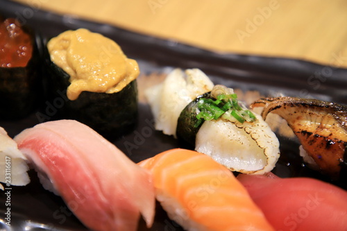 Sushi is a traditional food from Japan 