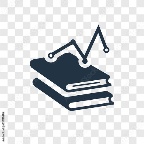 Analytics vector icon isolated on transparent background, Analytics transparency logo design