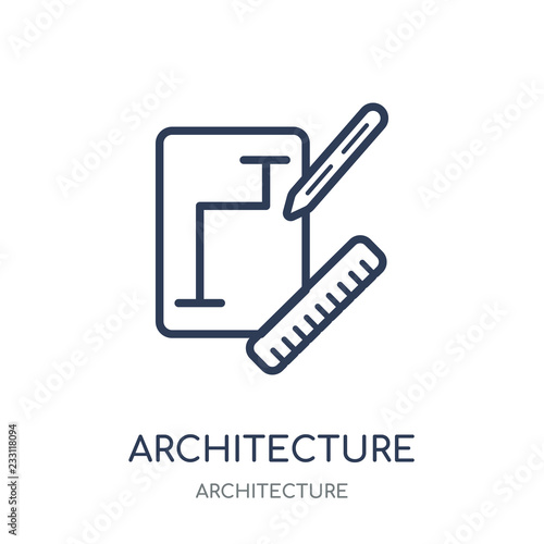 Free Download Architecture icon. Architecture linear symbol design from Architecture collection. - GFXLoad