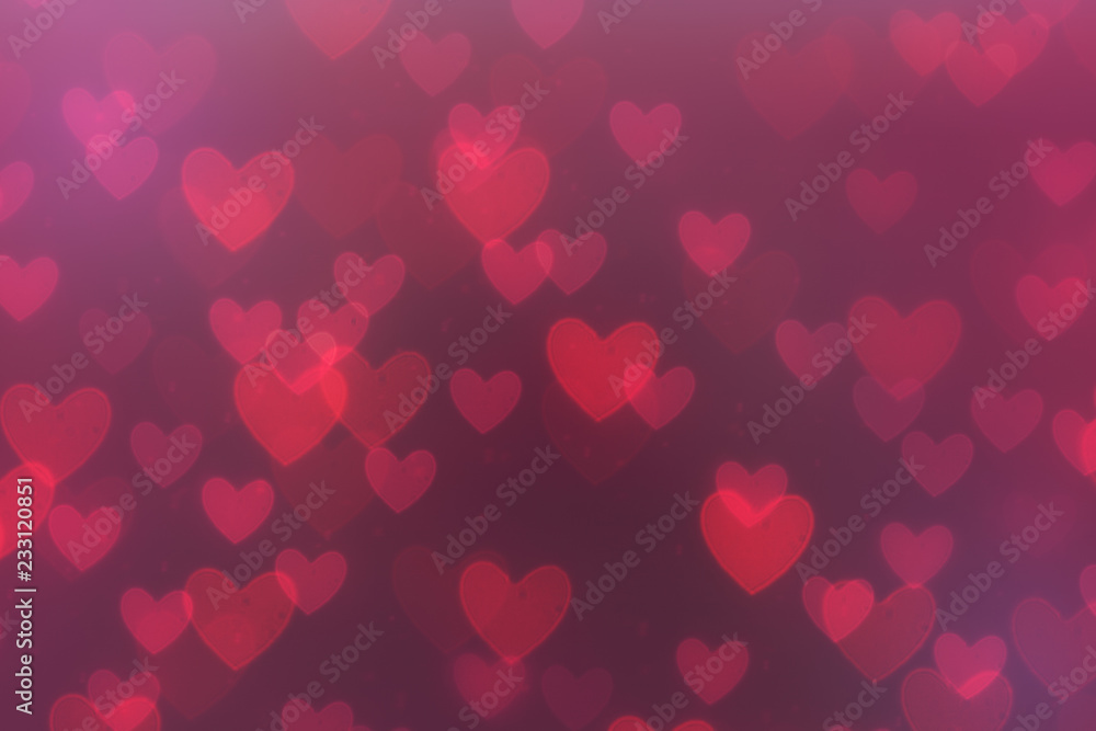 Neon Pink Heart Pattern