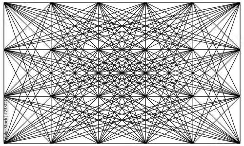 Abstract wire frame geometric background.