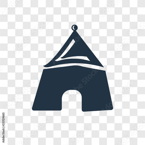 Amusement park vector icon isolated on transparent background, Amusement park transparency logo design