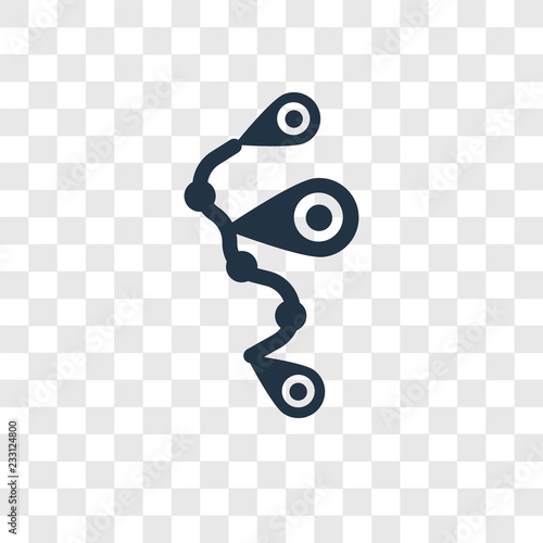 Route vector icon isolated on transparent background, Route transparency logo design
