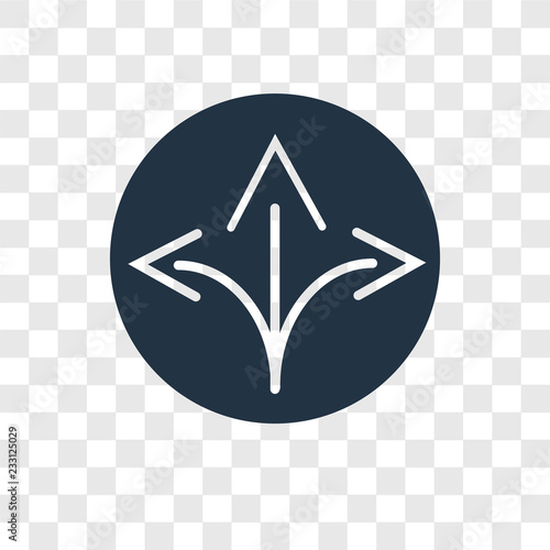 Turn vector icon isolated on transparent background, Turn transparency logo design
