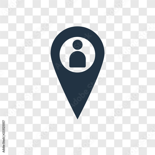 Placeholder vector icon isolated on transparent background, Placeholder transparency logo design