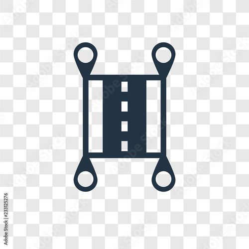 Location vector icon isolated on transparent background, Location transparency logo design