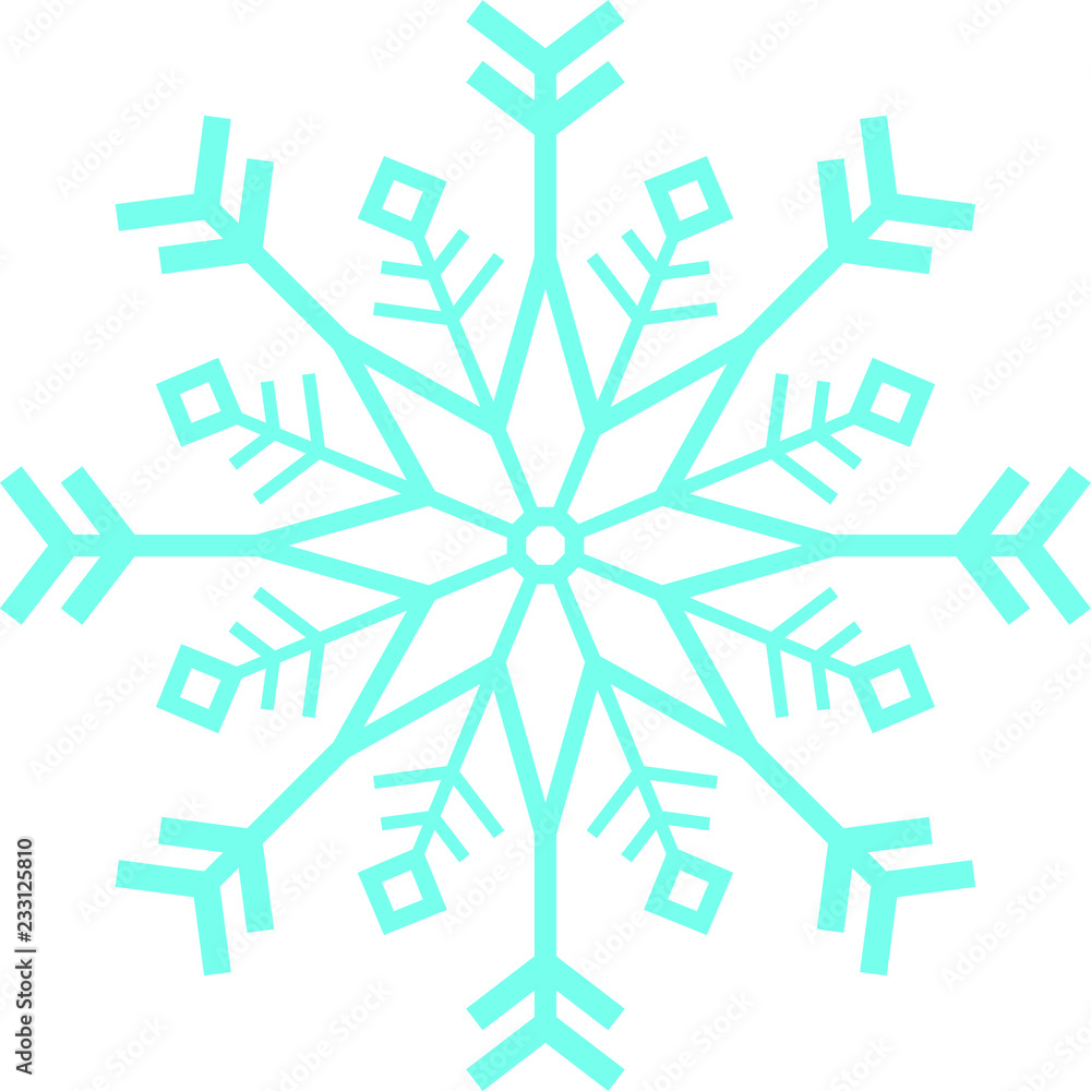 Crystal of snow Crystal of snow