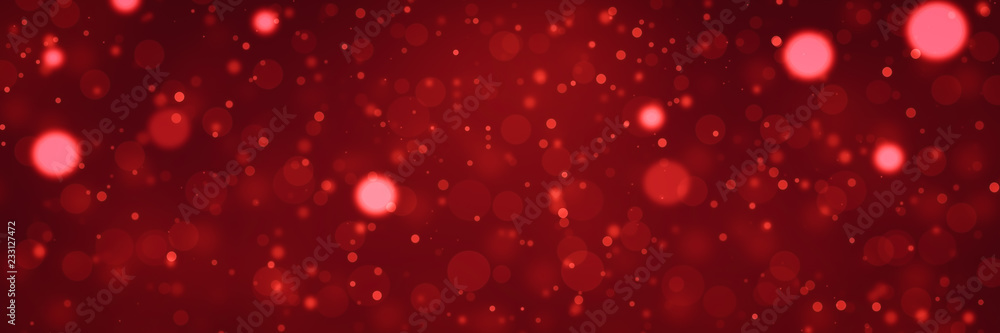 red glitter texture christmas banner background for Christmas new year and holiday background. - obrazy, fototapety, plakaty 