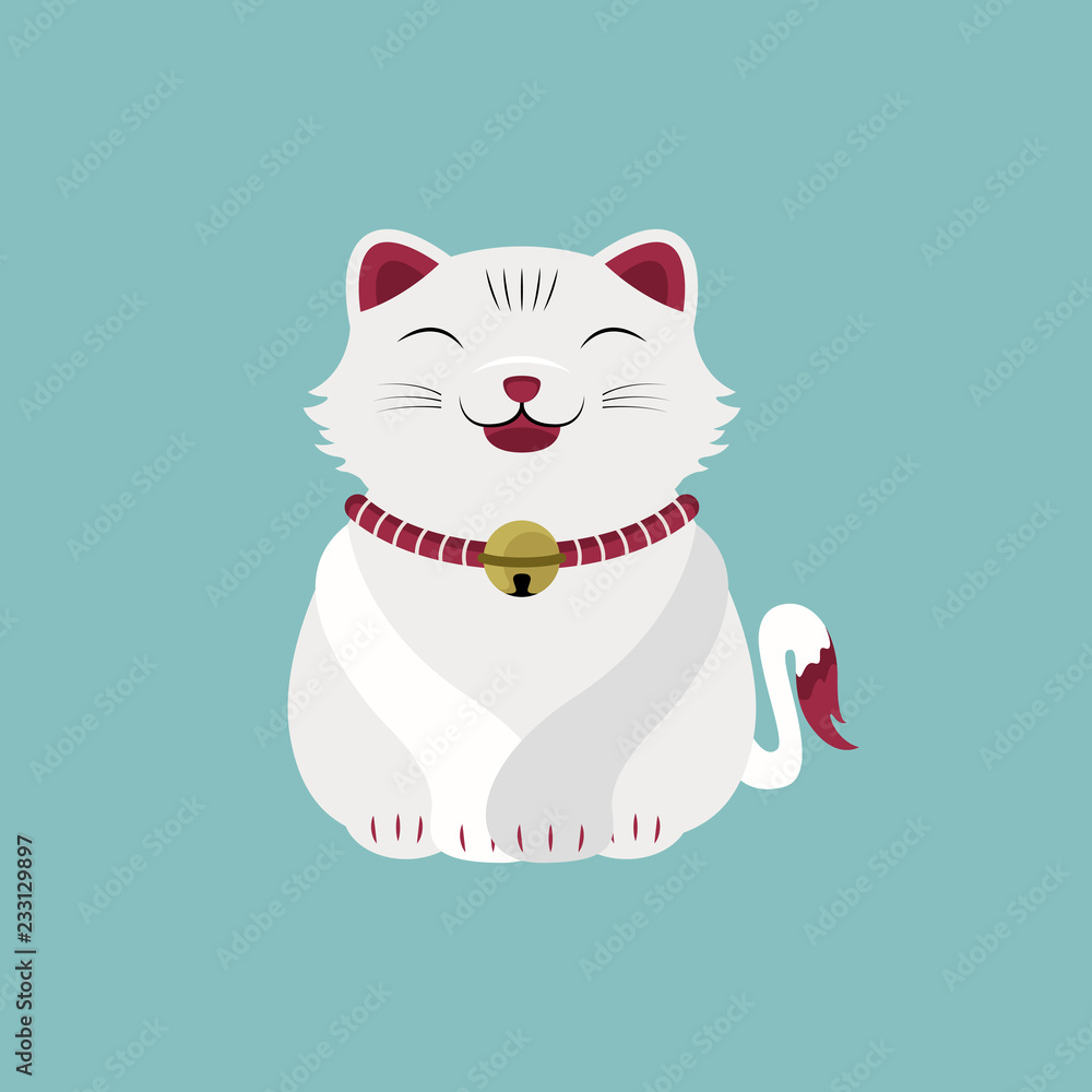 Cat Pet Happy Face Cartoon Mascot Vector and Icon Cat Pet Happy Face Cartoon Mascot Vector and Icon