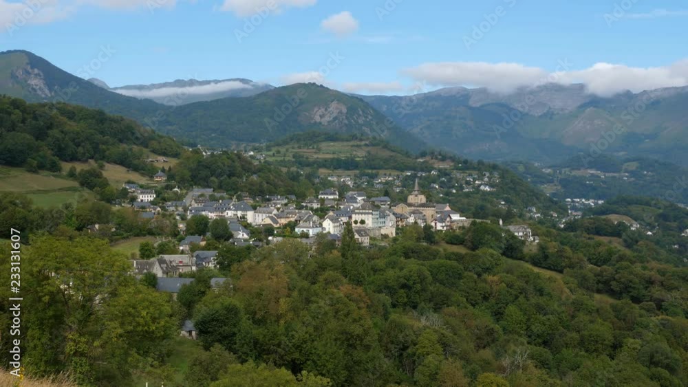 Town of Saint-Savin. Commune in the Pyrenees, France. Town of Saint-Savin. Commune in the Pyrenees, France.