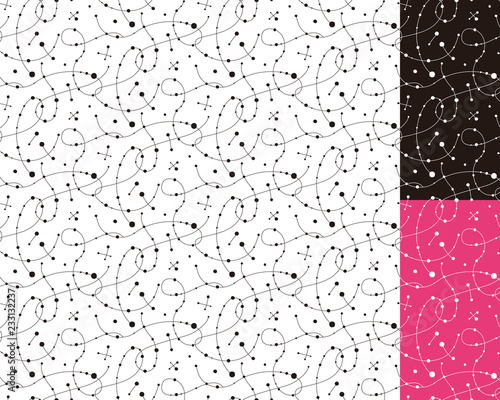 Pattern swatch, Dot & track(low density).