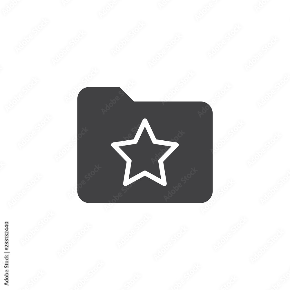 Bookmark folder with star vector icon. filled flat sign for mobile concept and web design. Favorite folder simple solid icon. Symbol, logo illustration. Pixel perfect vector graphics Bookmark folder with star vector icon. filled flat sign for mobile concept and web design. Favorite folder simple solid icon. Symbol, logo illustration. Pixel perfect vector graphics