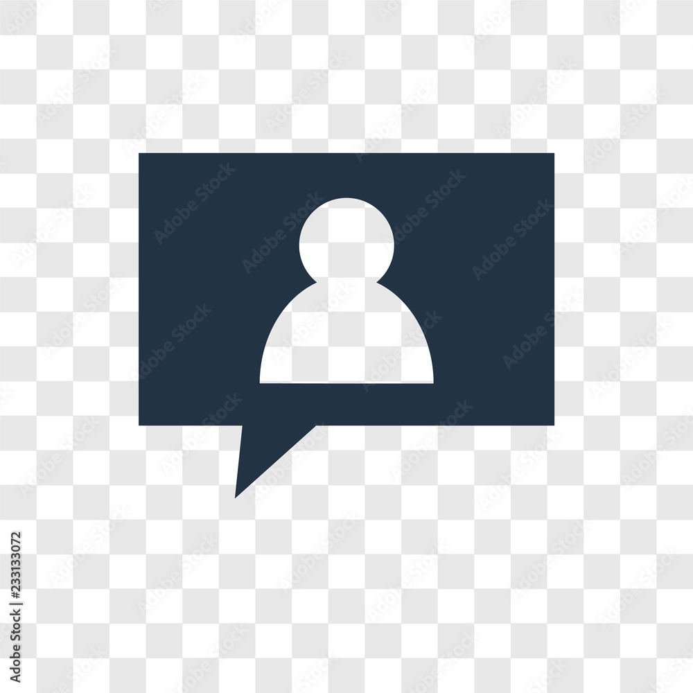 Chat vector icon isolated on transparent background, Chat transparency logo design Chat vector icon isolated on transparent background, Chat transparency logo design