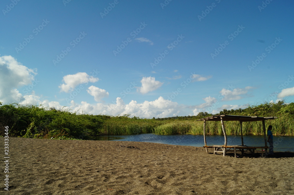 natural pond developed from ground water spring natural pond developed from ground water spring