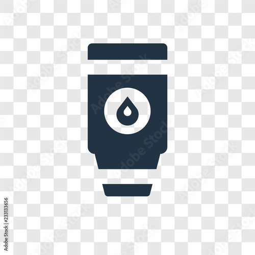 Tumbler vector icon isolated on transparent background, Tumbler transparency logo design