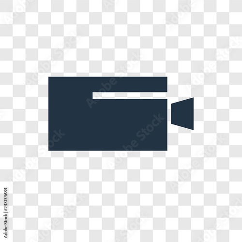 Cctv vector icon isolated on transparent background, Cctv transparency logo design