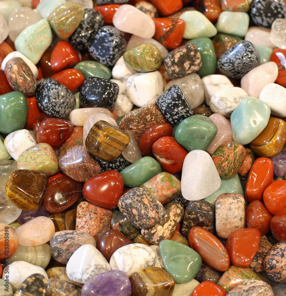 background of many stones