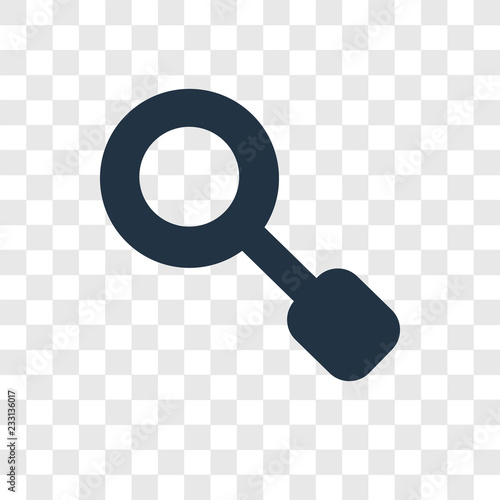 Search vector icon isolated on transparent background, Search transparency logo design