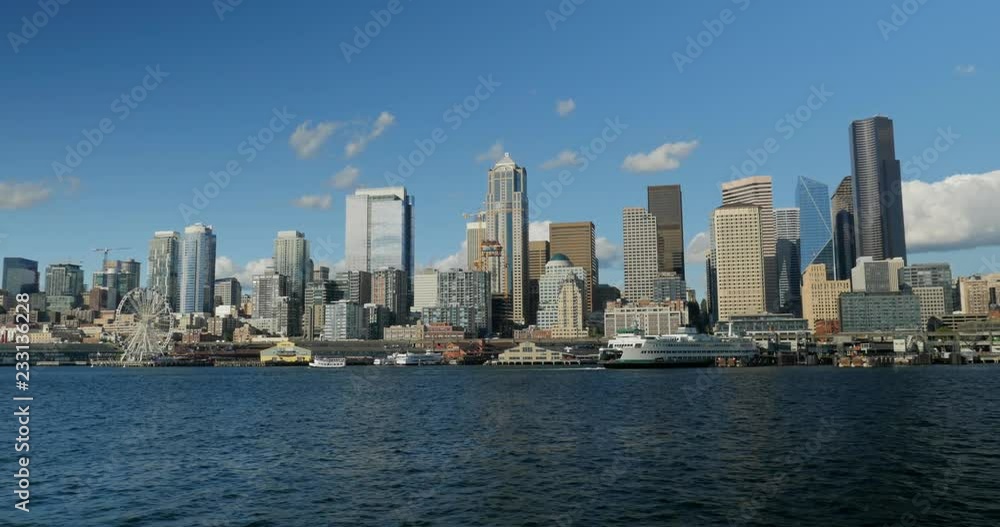 Seattle skyline on a sunny day Seattle skyline on a sunny day