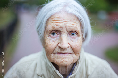 Portrait of senior woman looking at camera
