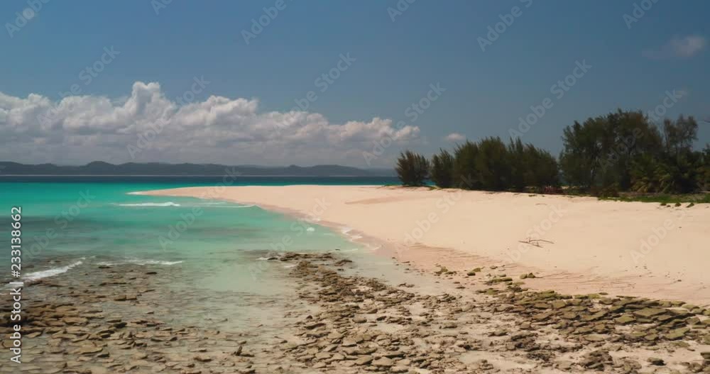 Beautiful view of a beach during a sunny day. Concept: Travel, holiday, landscapes Beautiful view of a beach during a sunny day. Concept: Travel, holiday, landscapes