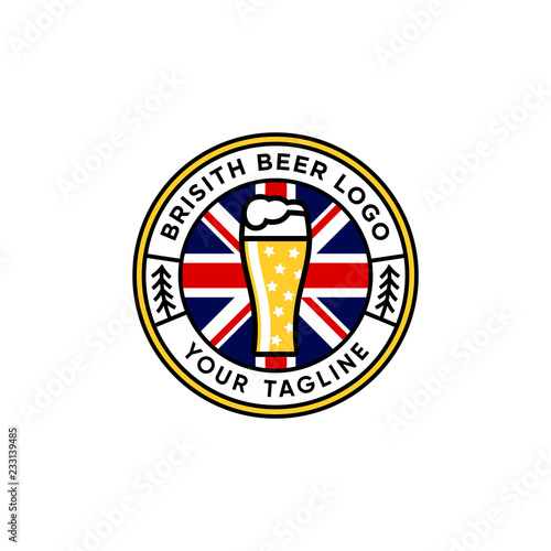 British beer logo design inspiration
