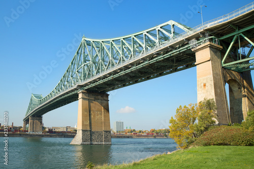 Jacques Cartier bridge in Montreal in Canada