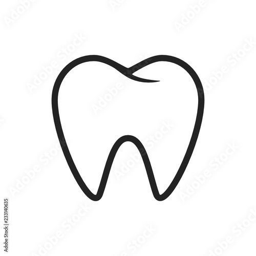 Dental Concept Logo Design Template, 
