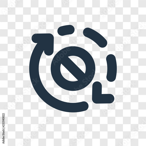 Orbit vector icon isolated on transparent background, Orbit transparency logo design