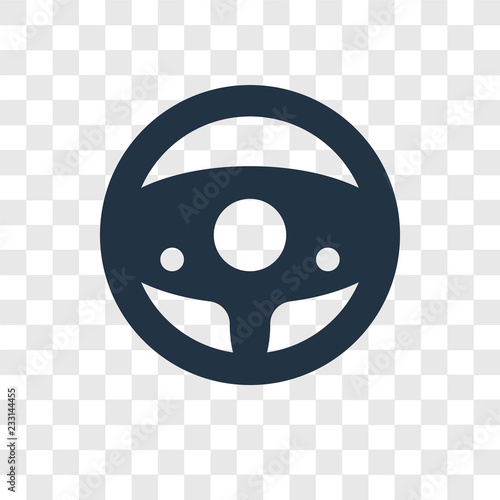 Chauffer vector icon isolated on transparent background, Chauffer transparency logo design