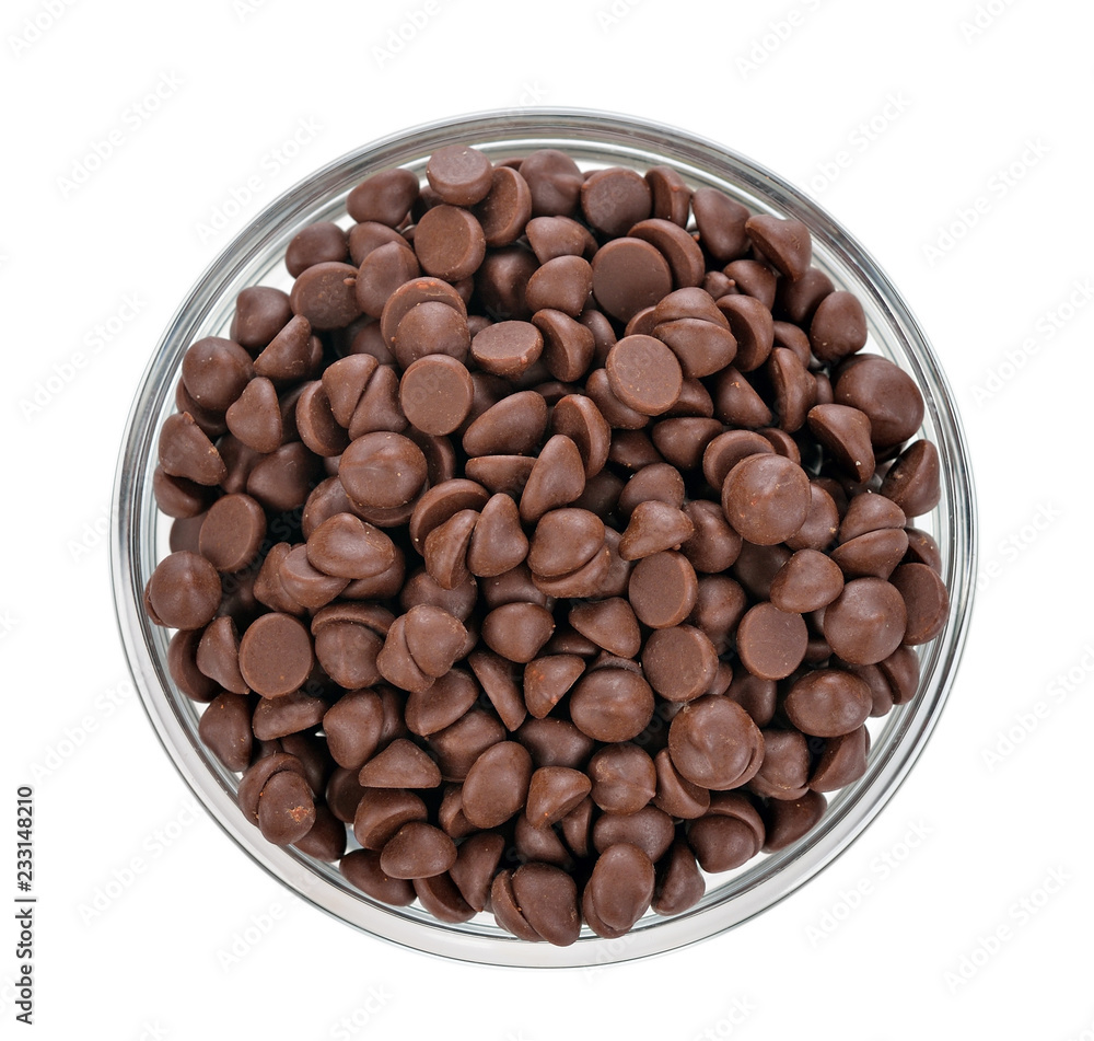 Chocolate icing in a bowl Chocolate icing in a bowl
