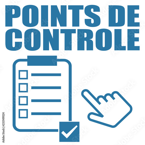 Logo points de contrôle.