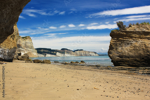 Waterfront view on Cape Kidnappers, near Hastings Hawkes Bay, New Zealand