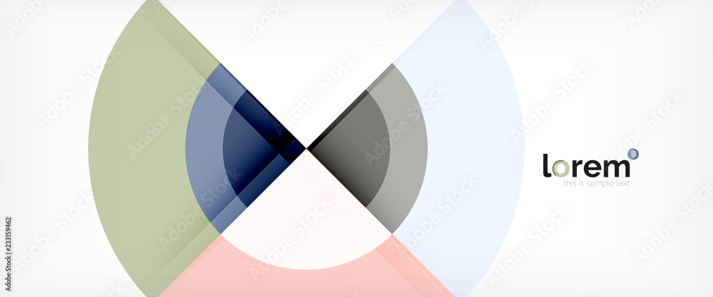 Circle abstract background, geometric modern design template Circle abstract background, geometric modern design template