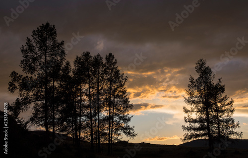 Sunset at the North Chuya ringe