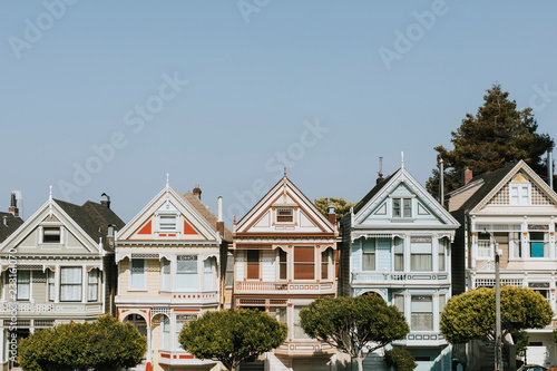 Canvas Print The Painted Ladies of San Francisco, USA