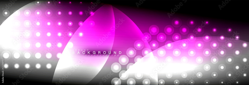 Vector blurred neon glowing circles with flowing and liquid light concept, energy magic fantastic abstract background Vector blurred neon glowing circles with flowing and liquid light concept, energy magic fantastic abstract background