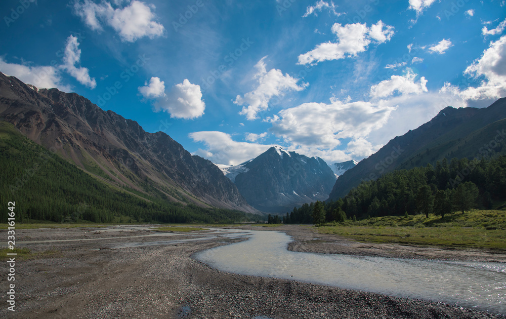 Mountain landscape, Republic of Altai Mountain landscape, Republic of Altai